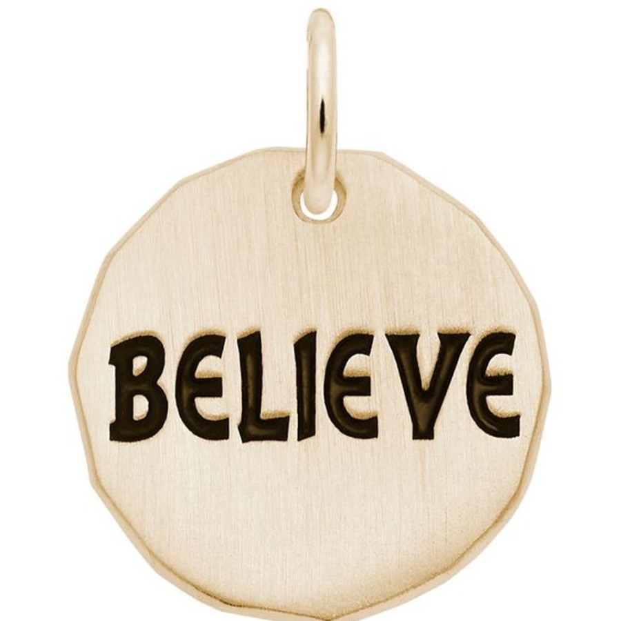 More Jewelry Rembrandt Charms | Believe Charm Tag