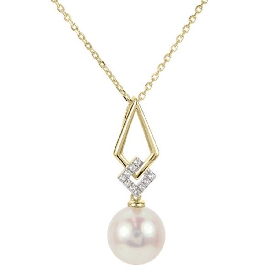 Pearl Jewelry Imperial Pearls | 14Kt Yellow Gold Freshwater Pearl Necklace