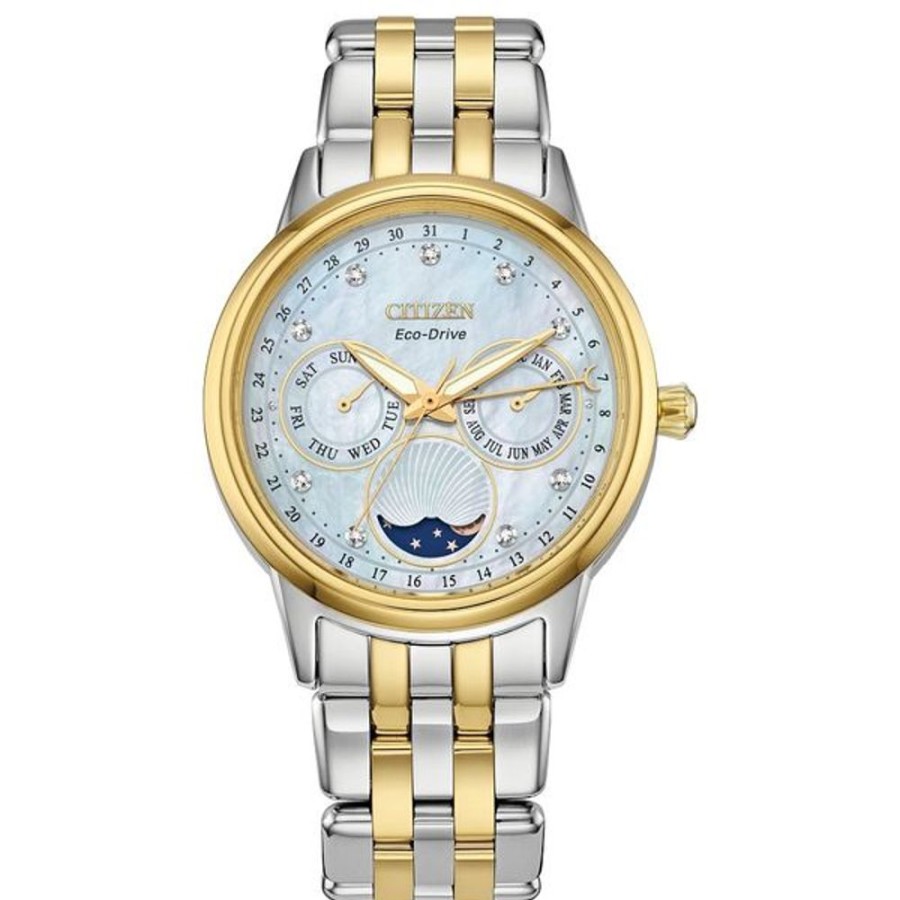 Watches Citizen | Citizen Eco-Drive Dress/Classic Eco Calendrier Ladies Stainless Steel