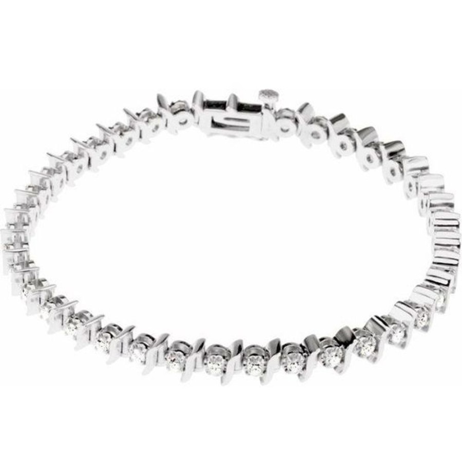 Diamond Jewelry Stuller | Accented Line Bracelet