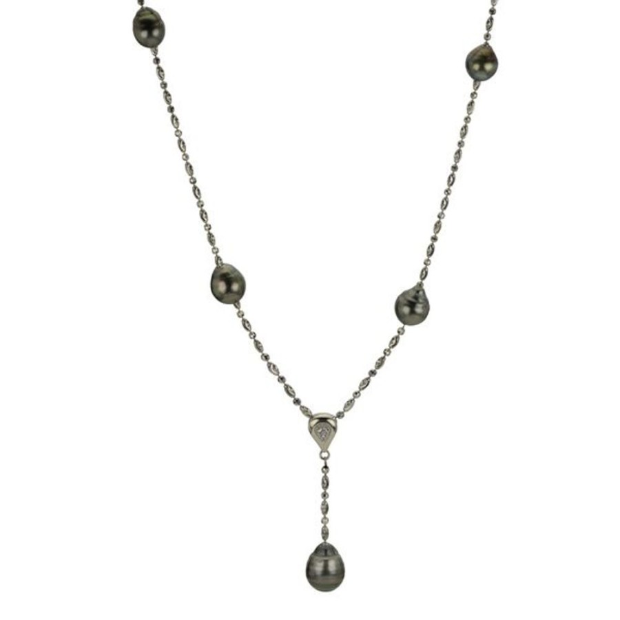 Pearl Jewelry Imperial Pearls | Sterling Silver Tahitian Pearl Necklace