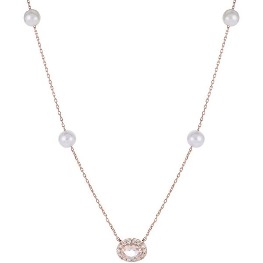 Pearl Jewelry Imperial Pearls | 14Kt Rose Gold Freshwater Pearl Necklace