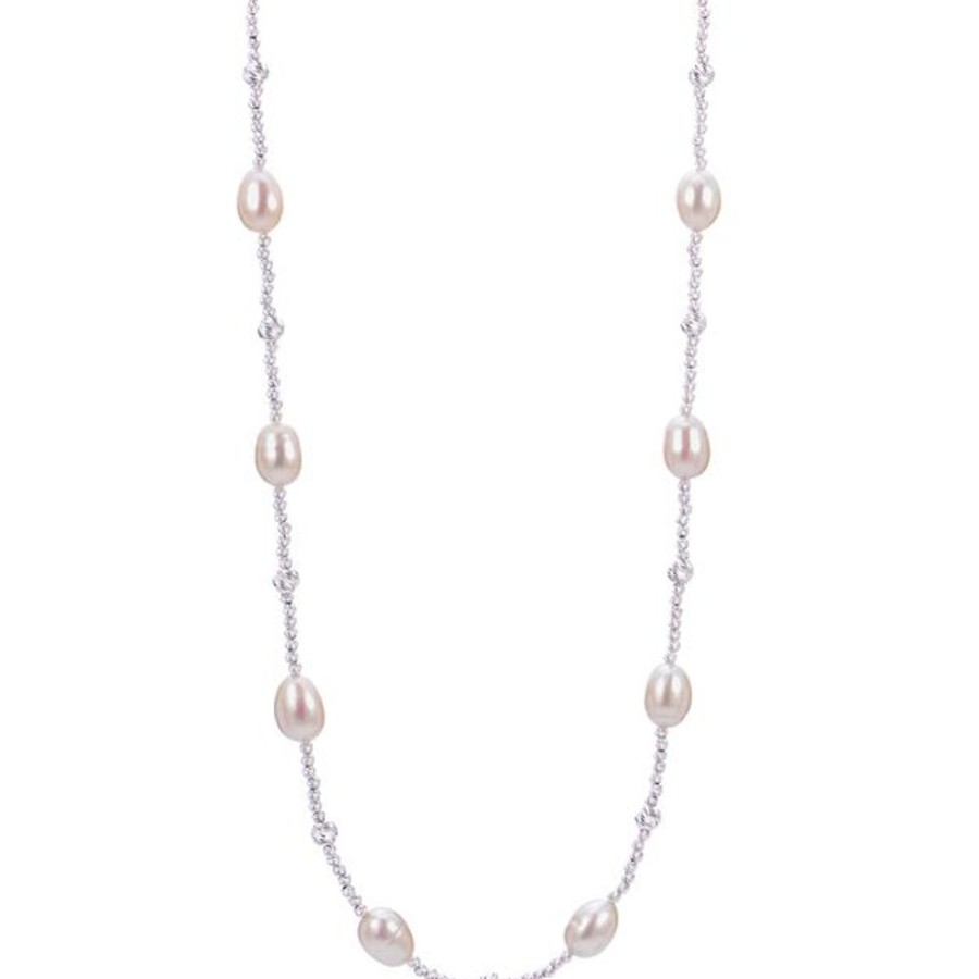 Pearl Jewelry Imperial Pearls | Sterling Silver Freshwater Pearl Necklace