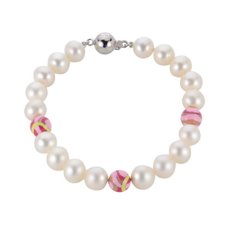 Pearl Jewelry Imperial Pearls | Sterling Silver Freshwater Pearl Bracelet