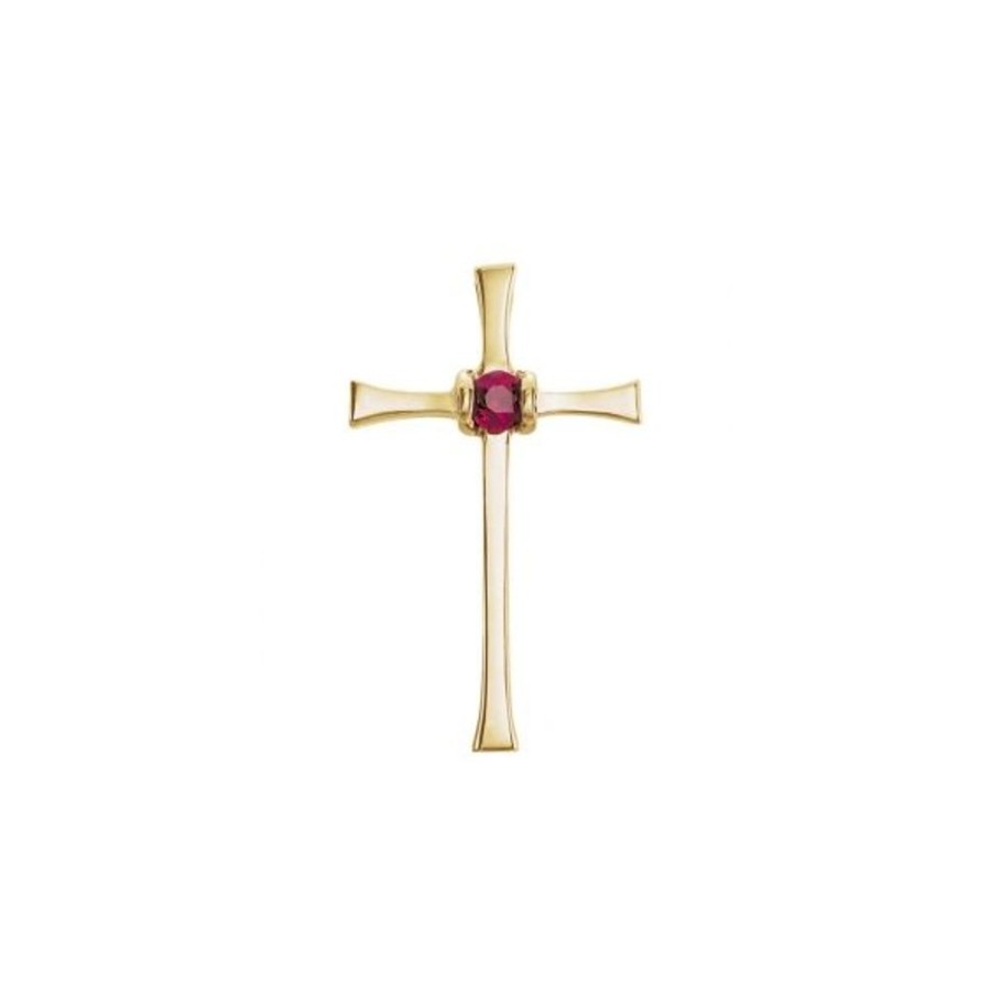 More Jewelry Stuller | Solitaire Cross Pendant