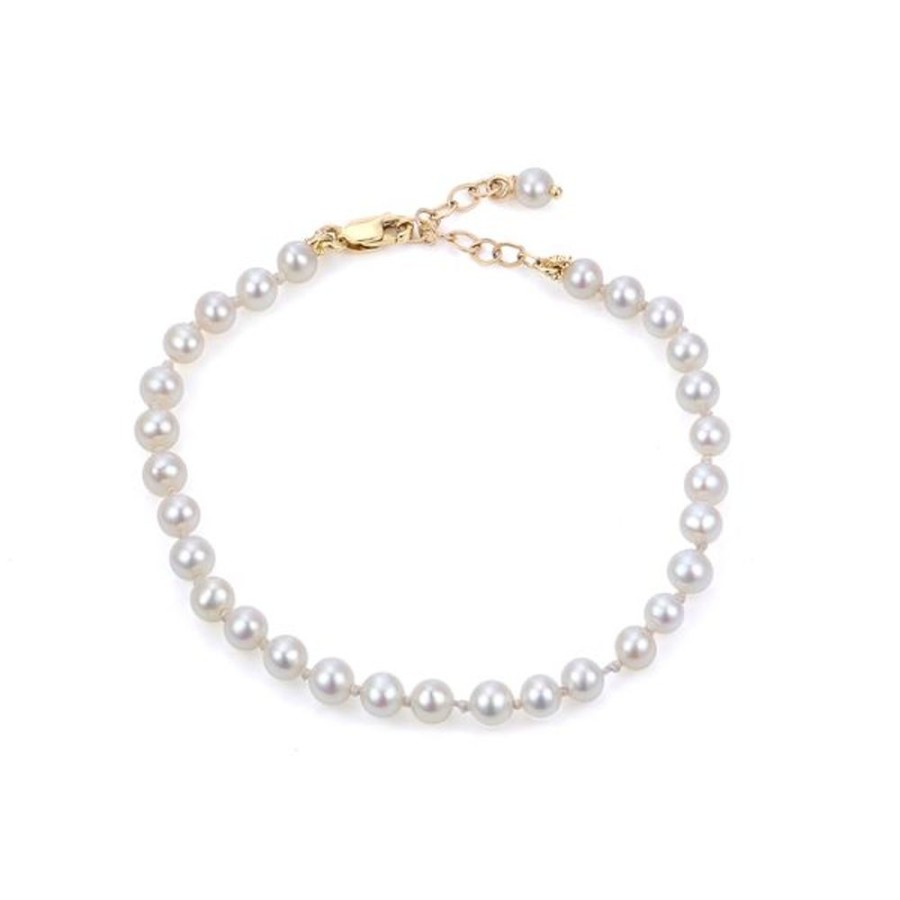 Pearl Jewelry Imperial Pearls | Children'S 14Kt Yellow Gold Freshwater Pearl Bracelet