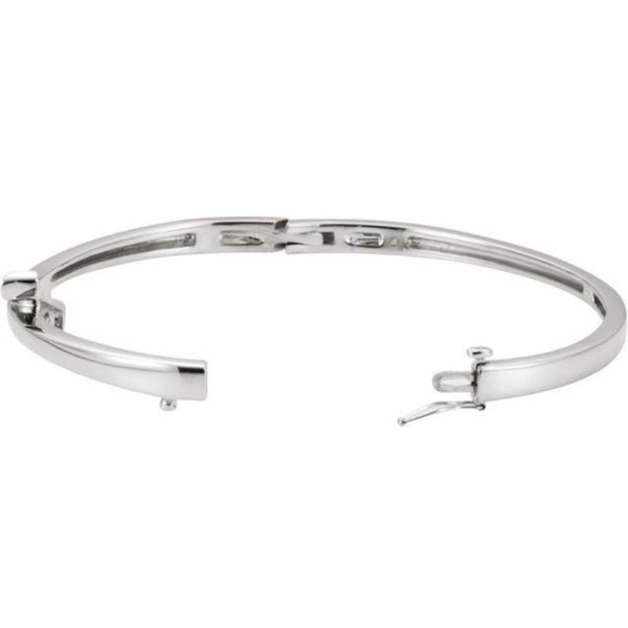 Diamond Jewelry Stuller | Journey Hinged Bangle Bracelet