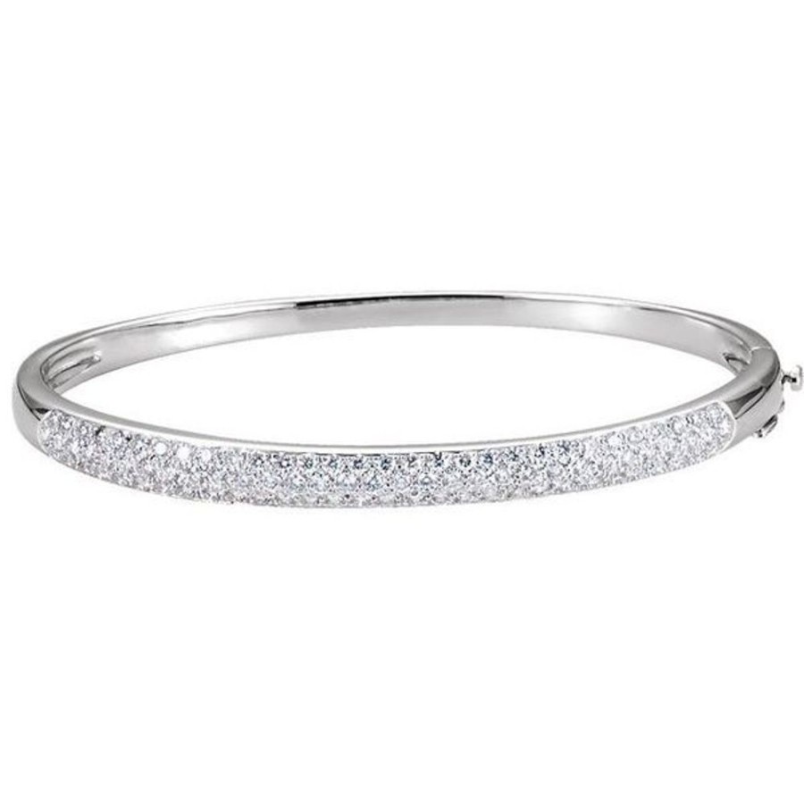 Diamond Jewelry Stuller | Accented Bangle Bracelet