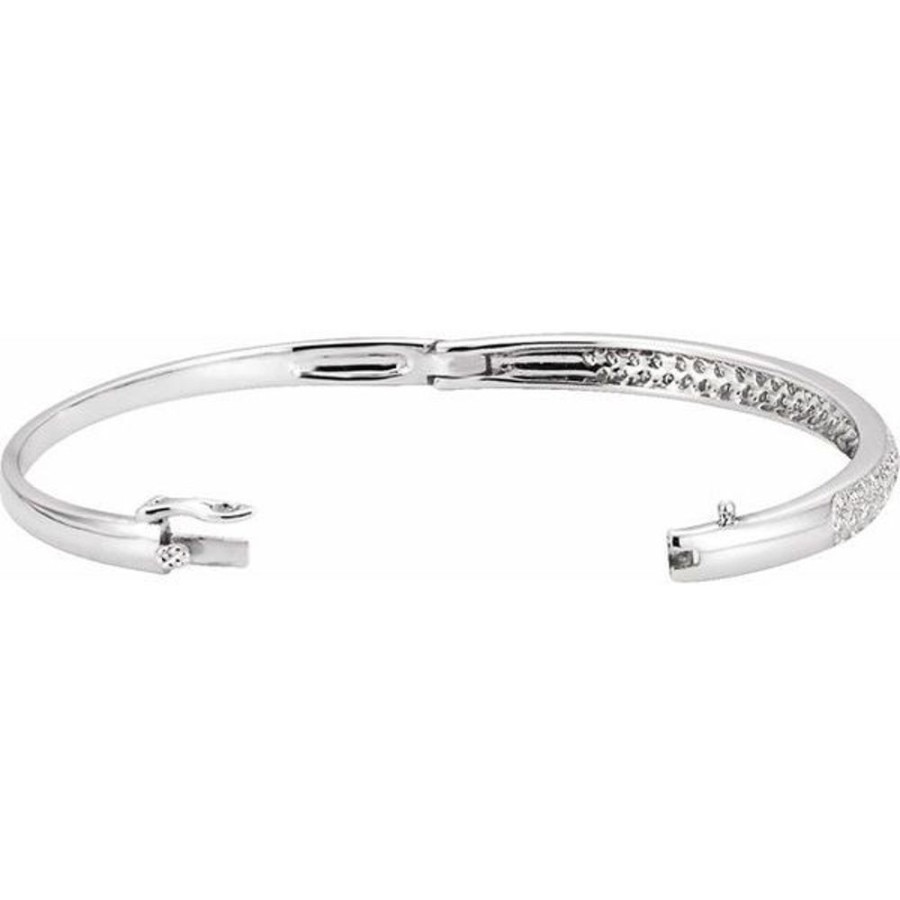 Diamond Jewelry Stuller | Accented Bangle Bracelet