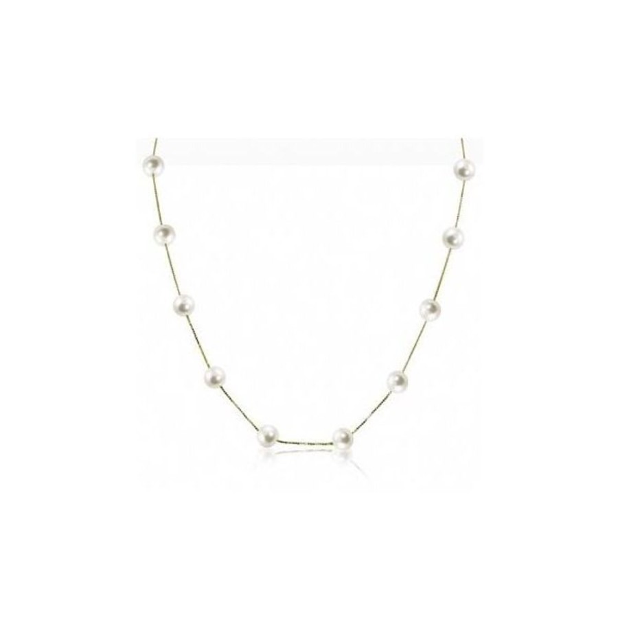 Pearl Jewelry Imperial Pearls | 14Kt Yellow Gold Freshwater Pearl Necklace