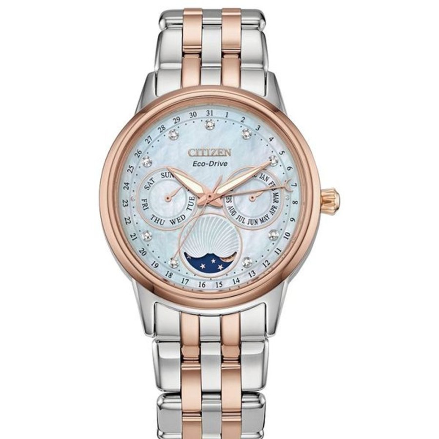 Watches Citizen | Citizen Eco-Drive Dress/Classic Eco Calendrier Ladies Stainless Steel