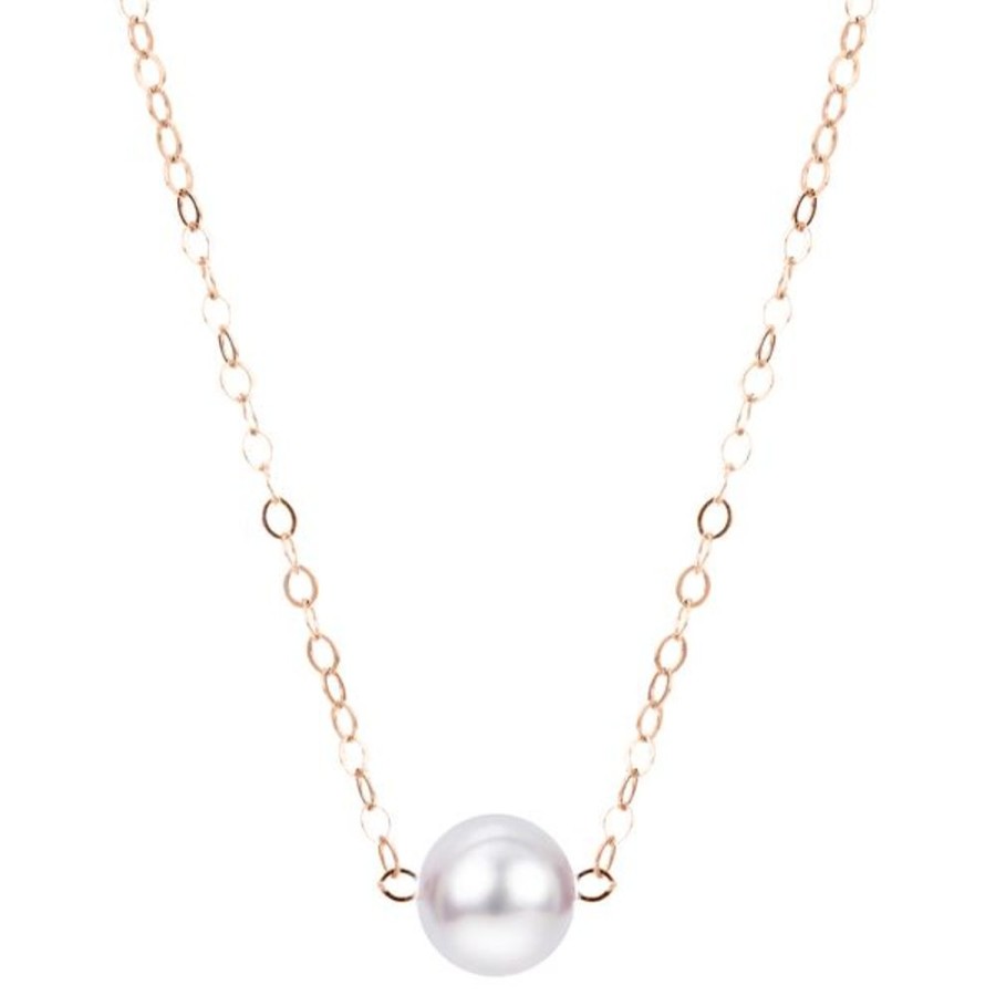 Pearl Jewelry Imperial Pearls | 14Kt Yellow Gold Akoya Pearl Necklace