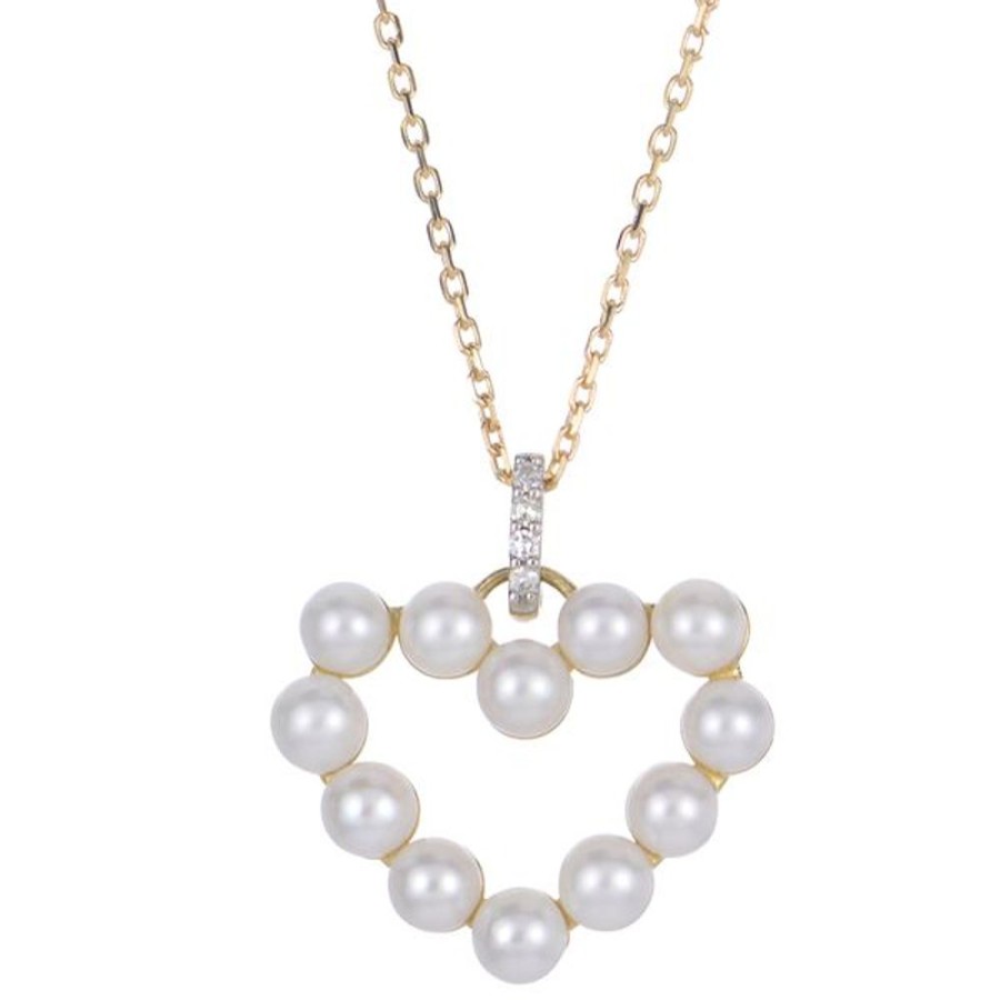 Pearl Jewelry Imperial Pearls | 14Kt Yellow Gold Freshwater Pearl Necklace