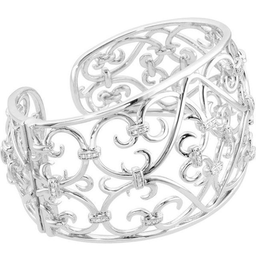 Diamond Jewelry Stuller | Filigree Scroll Cuff Bracelet