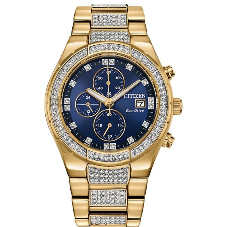 Watches Citizen | Citizen Eco-Drive Dress/Classic Eco Crystal Eco Mens Stainless Steel