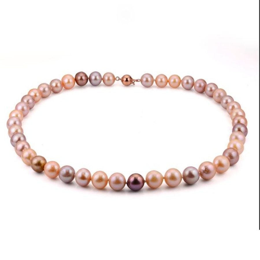 Pearl Jewelry Imperial Pearls | 14Kt Rose Gold Freshwater Pearl Necklace