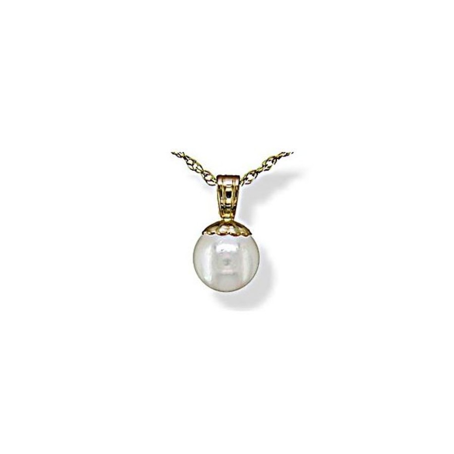 Pearl Jewelry Imperial Pearls | 14Kt Yellow Gold Akoya Pearl Pendant