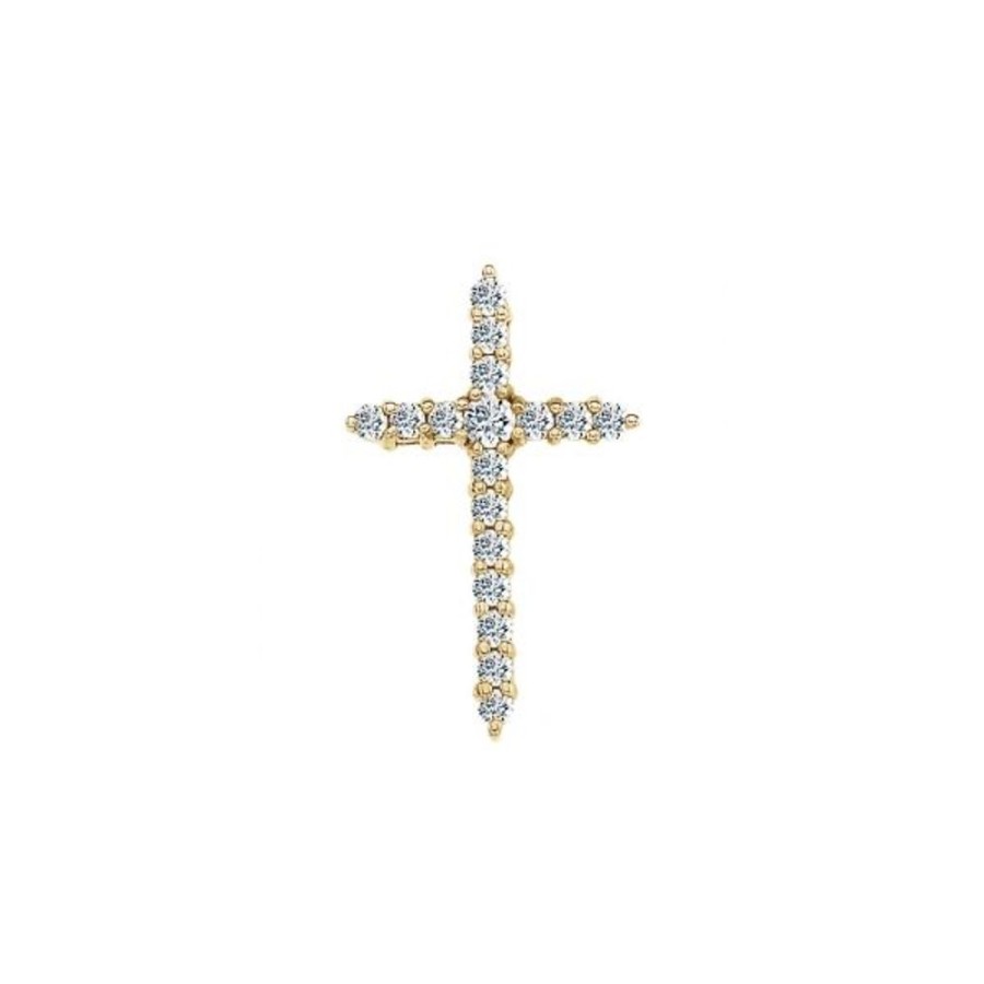 More Jewelry Stuller | Accented Cross Pendant