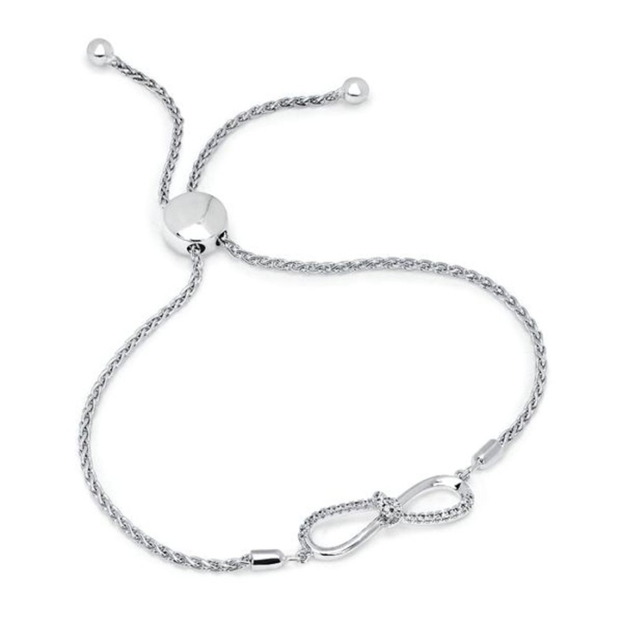 Diamond Jewelry Ostbye | Sterling Silver Diamond Bracelet