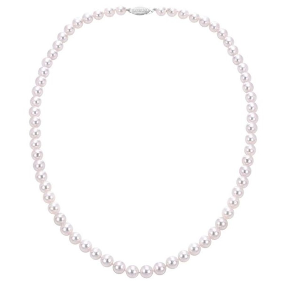 Pearl Jewelry Imperial Pearls | 14Kt Gold Aa Akoya Pearl Strand Necklace