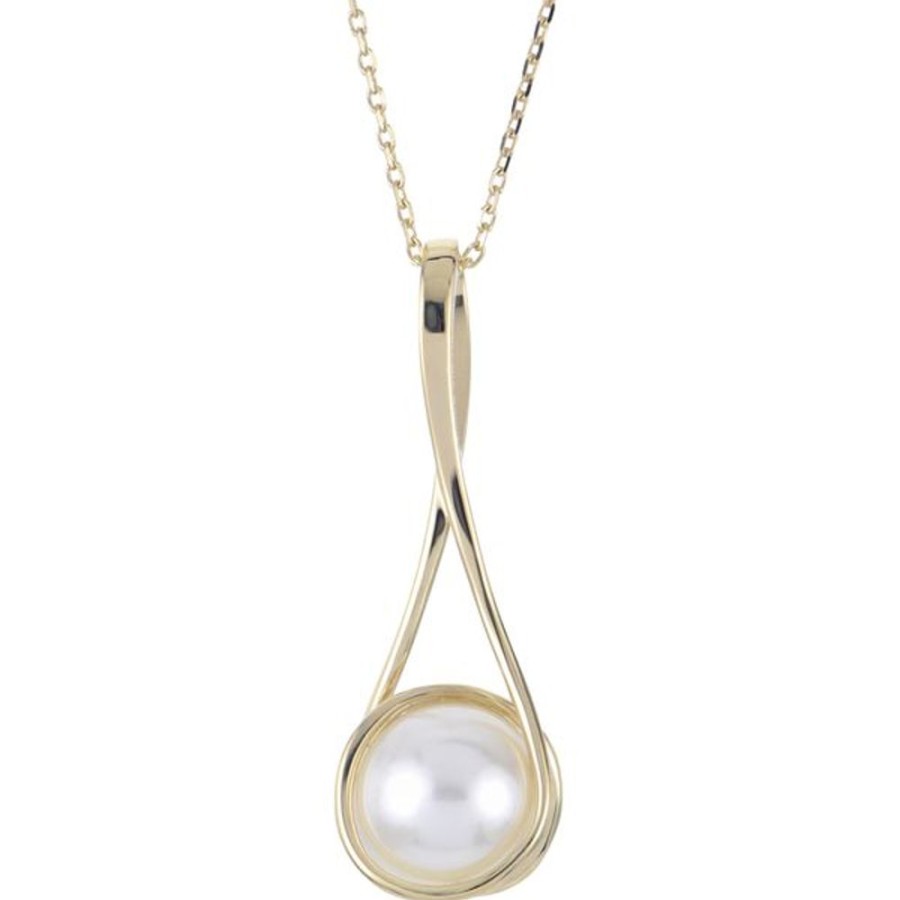 Pearl Jewelry Imperial Pearls | 14Kt Yellow Gold Freshwater Pearl Pendant