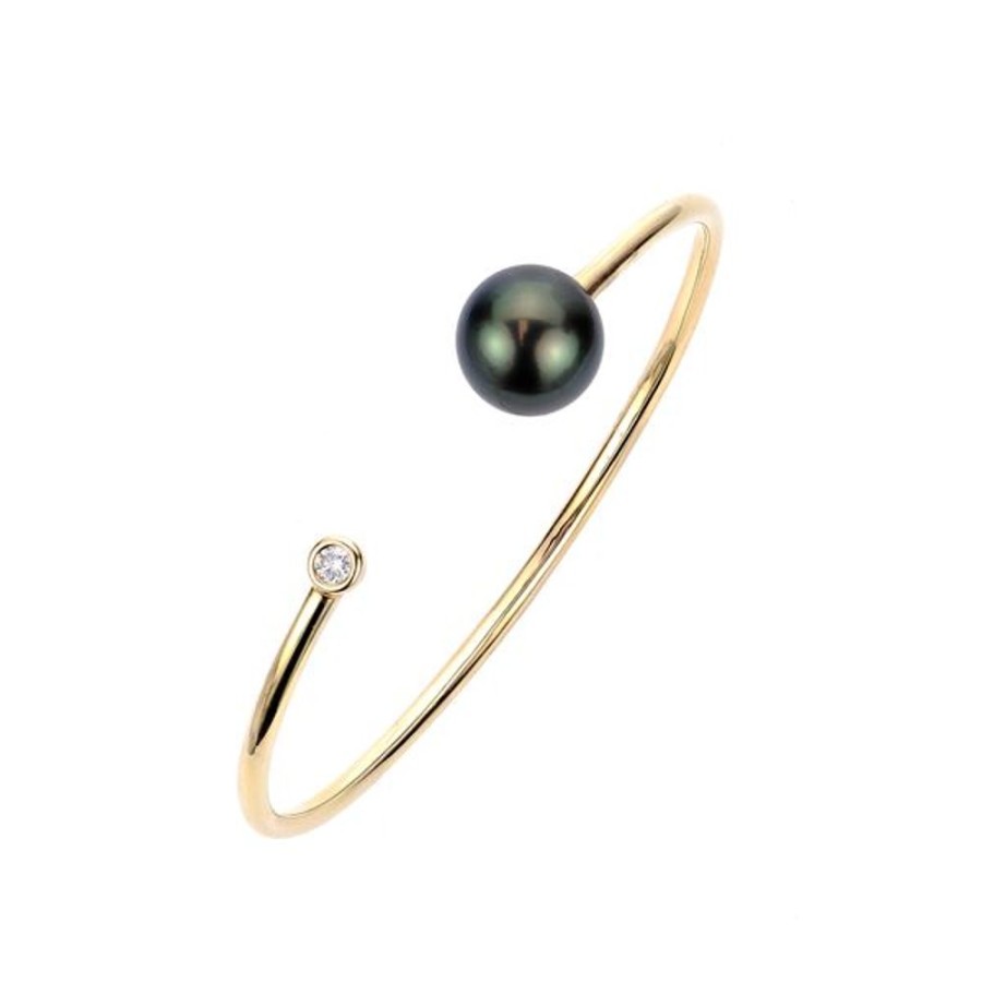 Pearl Jewelry Imperial Pearls | 14Kt Yellow Gold Tahitian Pearl Bracelet