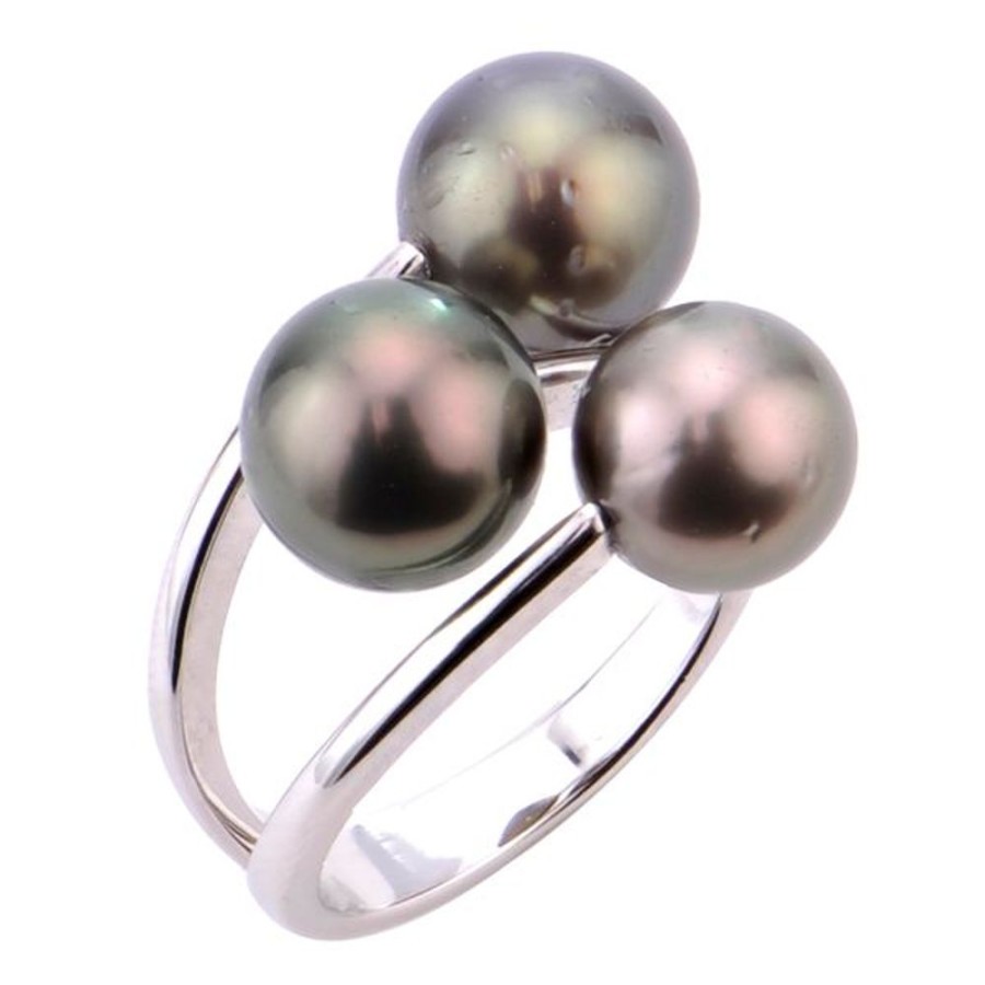 Pearl Jewelry Imperial Pearls | Sterling Silver Tahitian Pearl Ring