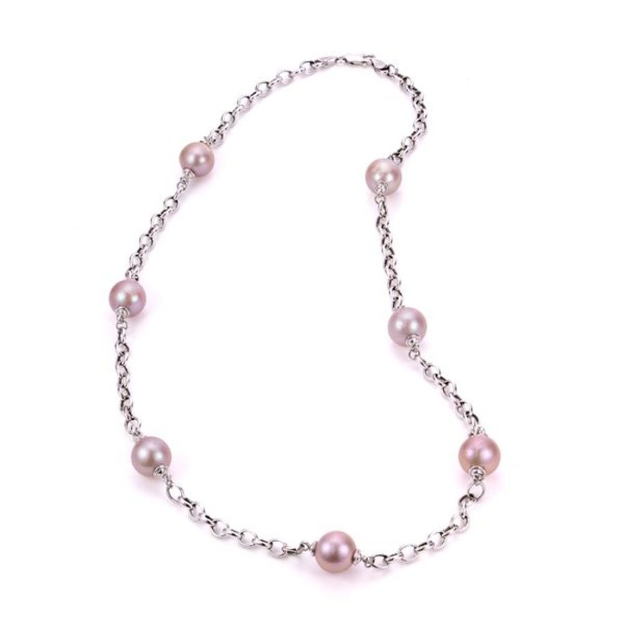 Pearl Jewelry Imperial Pearls | Sterling Silver Freshwater Pearl Necklace