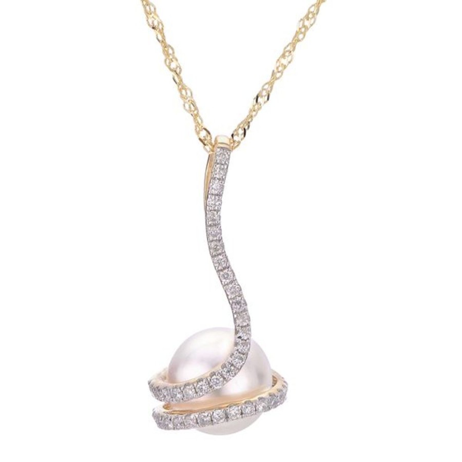 Pearl Jewelry Imperial Pearls | 14Kt Yellow Gold Akoya Pearl Pendant