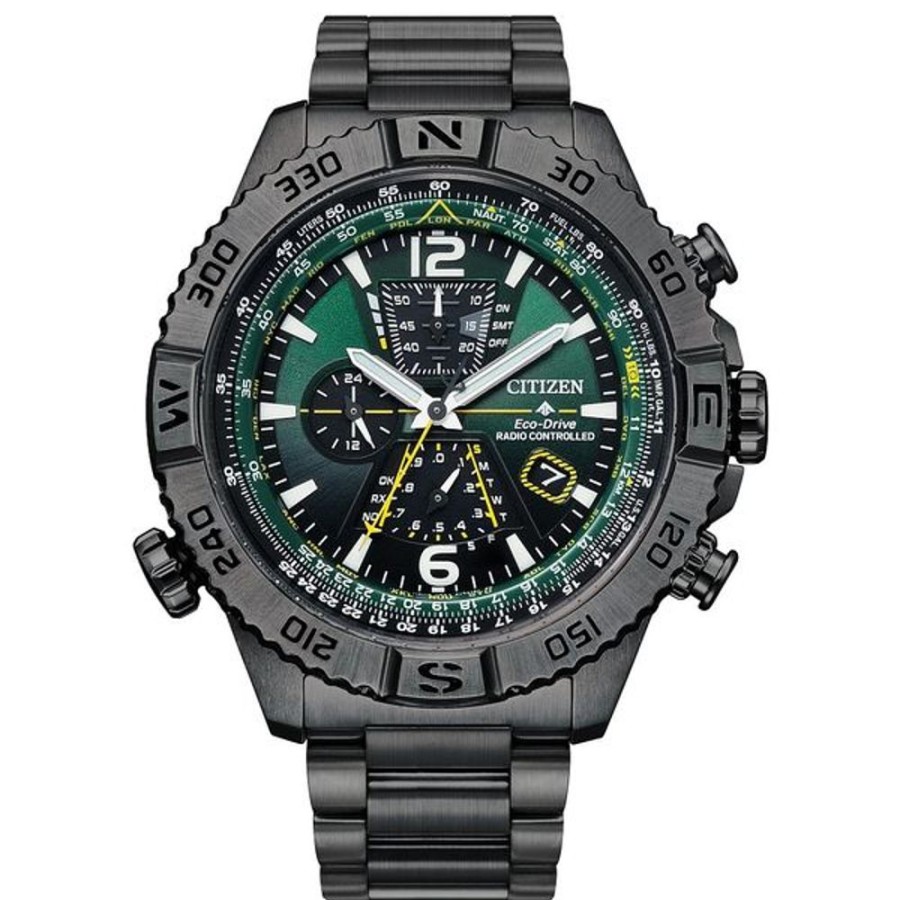 Watches Citizen | Citizen Eco-Drive Promaster Eco Navihawk Mens Stainless Steel