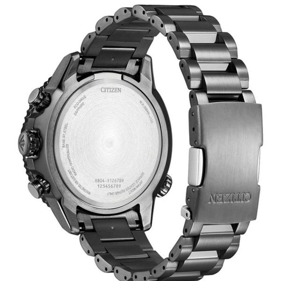 Watches Citizen | Citizen Eco-Drive Promaster Eco Navihawk Mens Stainless Steel