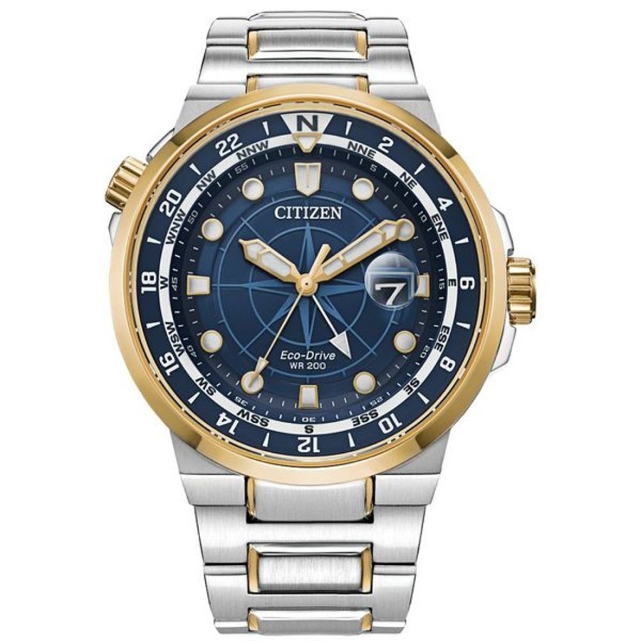 Watches Citizen | Citizen Eco-Drive Sport Luxury Endeavor Mens Stainless Steel