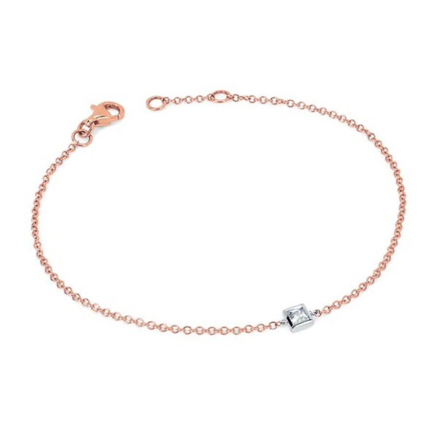 Diamond Jewelry Ostbye | 10K Rose Gold Diamond Bracelet