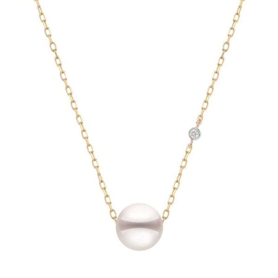 Pearl Jewelry Imperial Pearls | 14Kt Yellow Gold Akoya Pearl Necklace