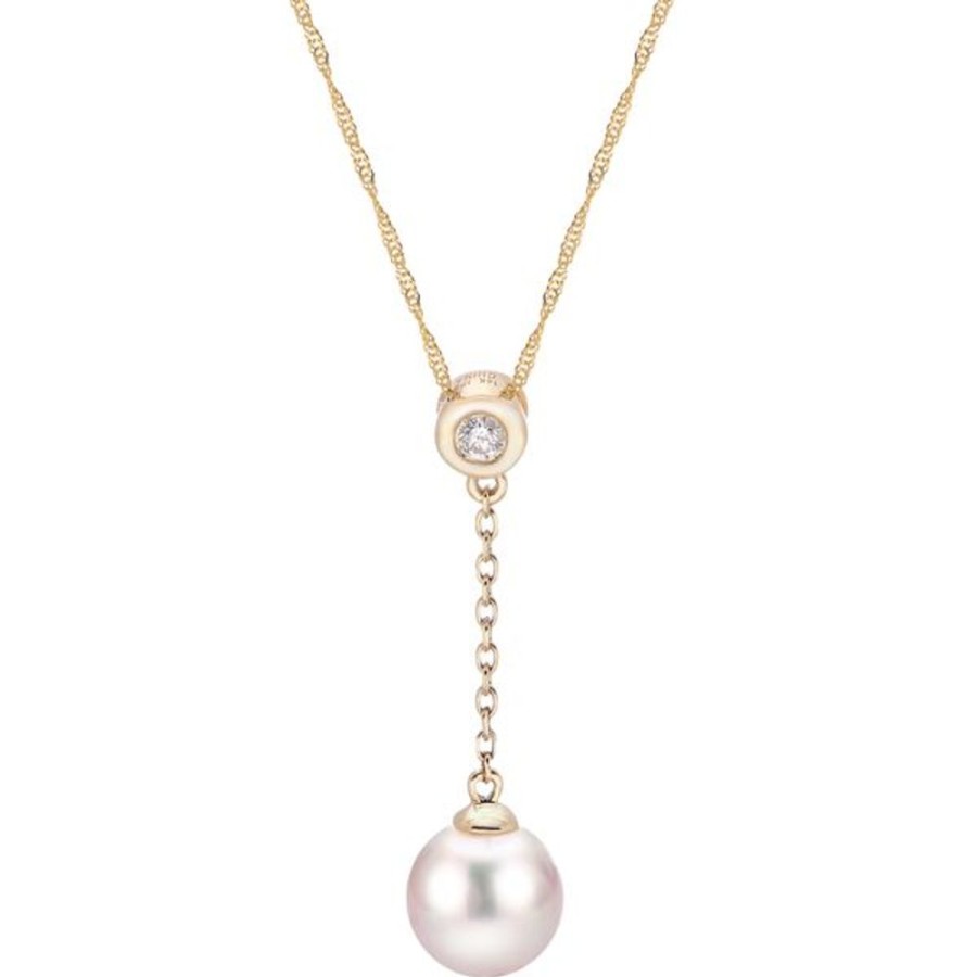 Pearl Jewelry Imperial Pearls | 14Kt Yellow Gold Akoya Pearl Pendant