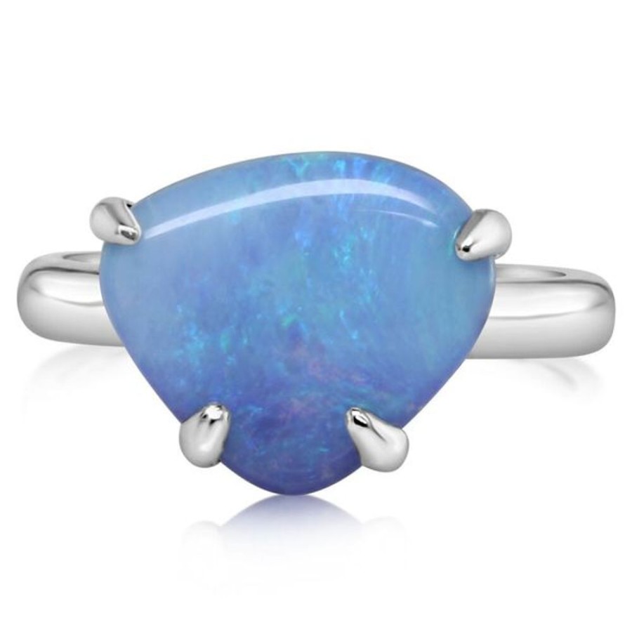 Colored Stone Jewelry Parle | Sterling Silver Boulder Opal Ring