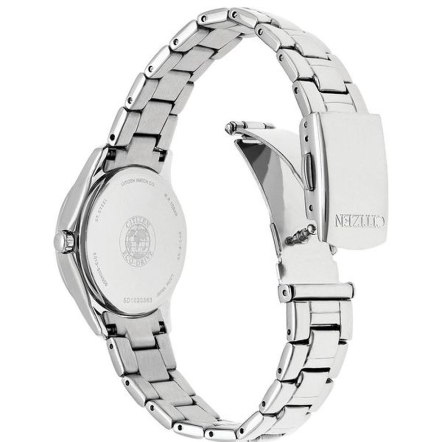 Watches Citizen | Citizen Eco-Drive Dress/Classic Eco Crystal Eco Ladies Stainless Steel