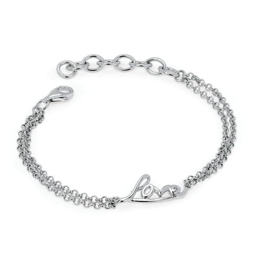 Diamond Jewelry Diva Diamonds | Sterling Silver Diamond Bracelet