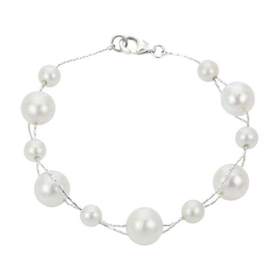 Pearl Jewelry Imperial Pearls | Sterling Silver Freshwater Bracelet