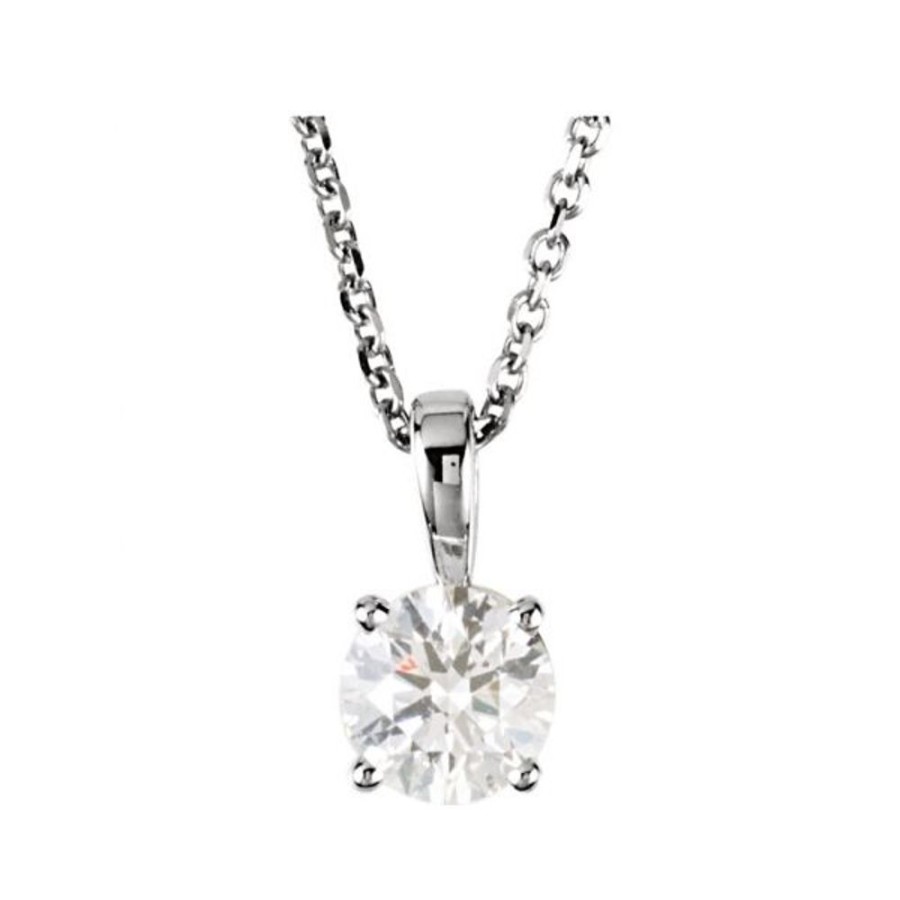 Diamond Jewelry Stuller | Round 4-Prong Pendant