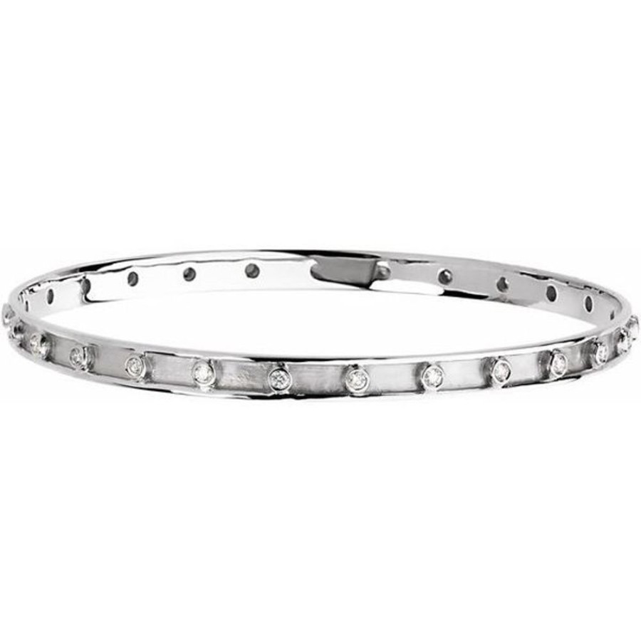 Diamond Jewelry Stuller | Stackable Bezel-Set Bangle Bracelet