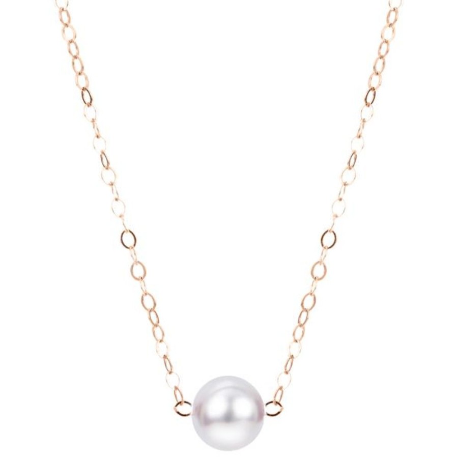 Pearl Jewelry Imperial Pearls | 14Kt Yellow Gold Akoya Pearl Necklace