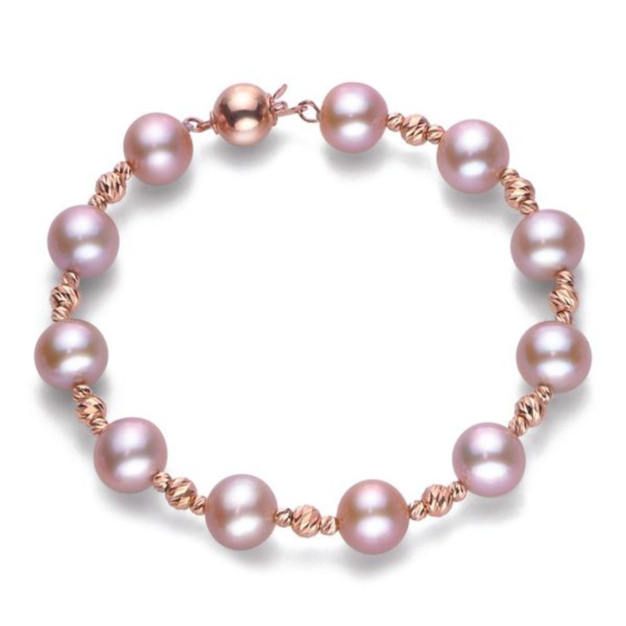 Pearl Jewelry Imperial Pearls | 14Kt Rose Gold Freshwater Pearl Bracelet