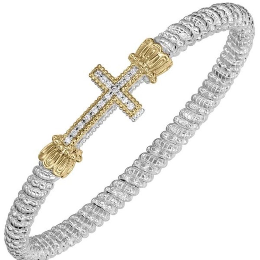 More Jewelry Vahan | Vahan - 14K Gold And Sterling Silver Diamond Bracelet