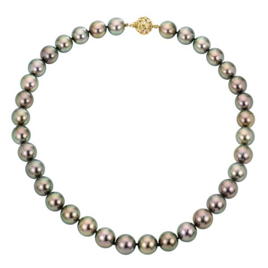 Pearl Jewelry Imperial Pearls | 14Kt Yellow Gold Tahitian Pearl Necklace