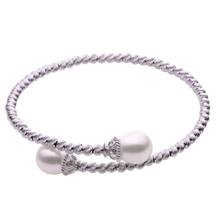 Pearl Jewelry Imperial Pearls | Sterling Silver Freshwater Pearl Brilliance Bracelet