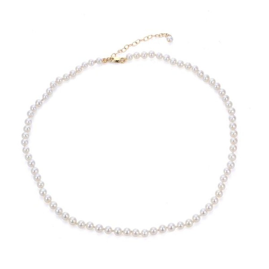 Pearl Jewelry Imperial Pearls | Children'S 14Kt Yellow Gold Freshwater Pearl Necklace