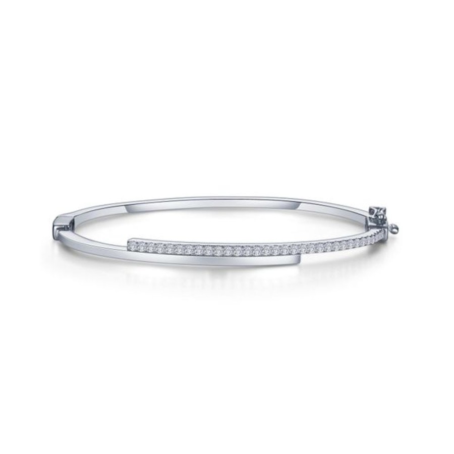 Silver Jewelry Lafonn | Bypass Bangle Bracelet