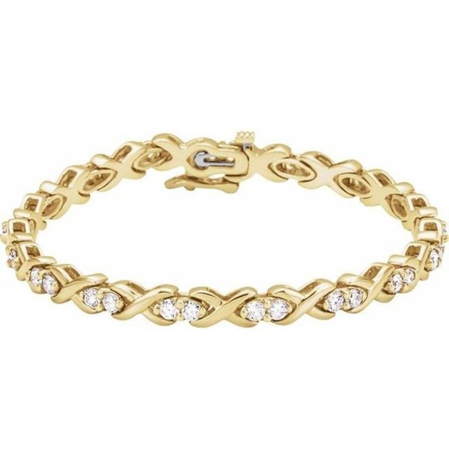 Diamond Jewelry Stuller | Accented Line Bracelet