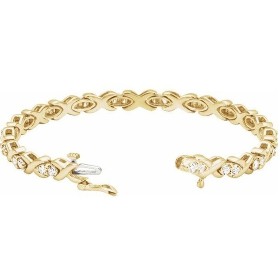 Diamond Jewelry Stuller | Accented Line Bracelet